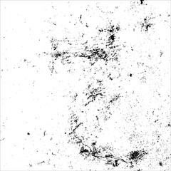 Vector grunge black ink splat background.