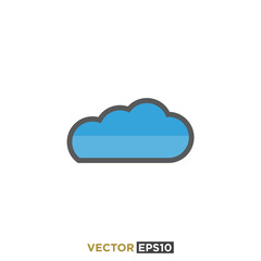 Cloud Icon Design Vector Illustration