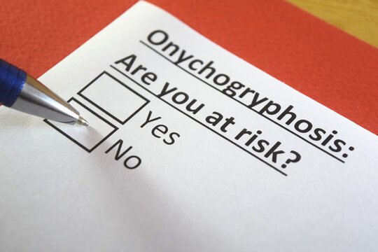 One person is answering question about onychogryphosis.
