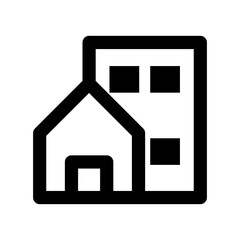 Home stay building icon