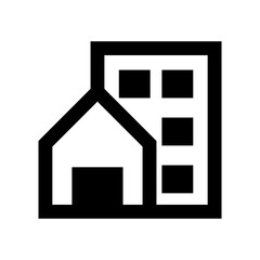 Home stay building icon