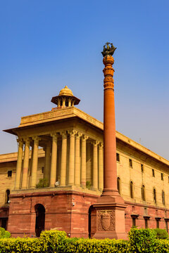 The North Block of the building of the Secretariat. Central Secretariat is where the Cabinet Secretariat is housed, which administers the Government of India on Raisina Hill in New Delhi