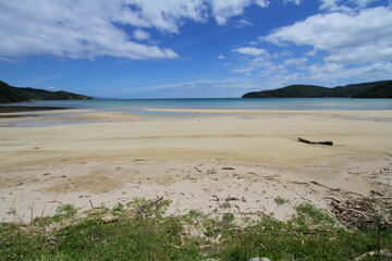 Fototapeta na wymiar Great Barrier Island Medlands Beach