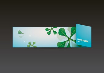 leaves banner