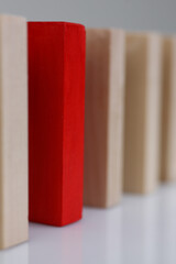 One red winner lottery wood block row lead rare disease multilevel personofication authority back...
