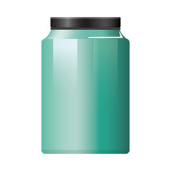 pot bottle product with metalic green color