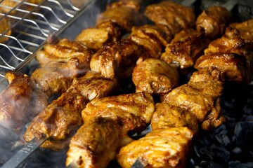 grilled chicken wings