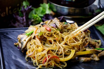 noodles with chicken