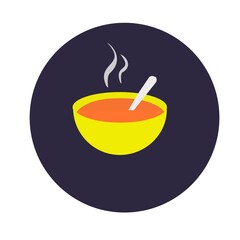 burning candle on a black background