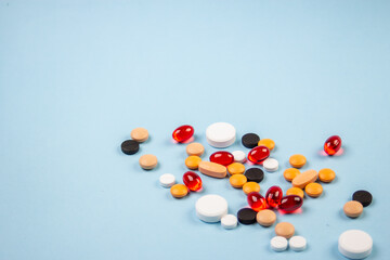 Corona virus flu dose of medicine or treatment drug concept