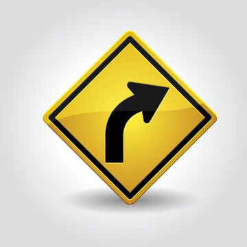 "Right Curve Sign" Images – Browse 163 Stock Photos, Vectors, and Video ...