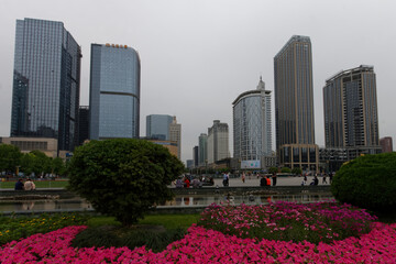 Centralna dzielnica biznesowa wielkiej metropolii © Miroslaw