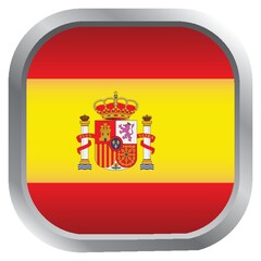 Obraz premium spain flag badge