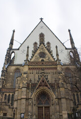 Fototapeta na wymiar St Thomas Church (or Thomaskirche) in Leipzig, Germany