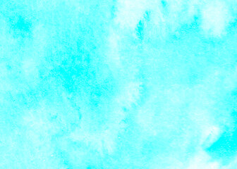 Abstract watercolor blue background. Blue sky. Hand drawn pastel grunge texture. With copy space for text or image