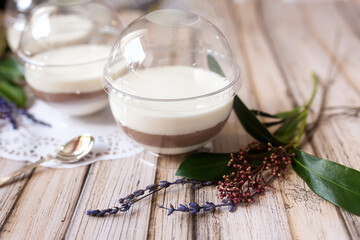 Sour cream sugar dessert