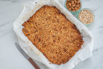 home made healthy granola bars