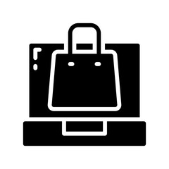 internet store glyph icon