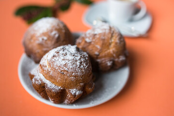 Pastry, cookies, cake, sugar dessert concept