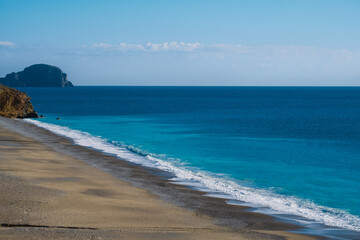 Fototapeta na wymiar beach, tranquil scene, seaside, seascape, 