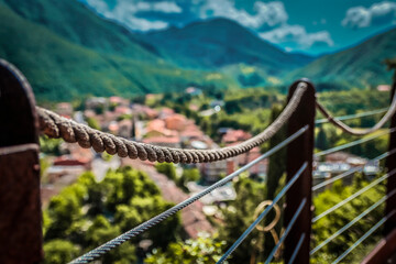 village in the mountains. Italy