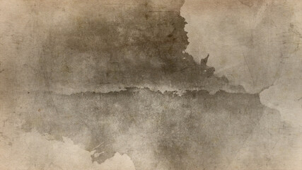 Old White Dirty Plaster Wall With Cracked Structure Horizontal Empty Grunge Background. Gray Brick Mortar Wall With Rough Shabby Stucco Layer Isolated Texture. Renovation Concept. Blank Peeled Surface