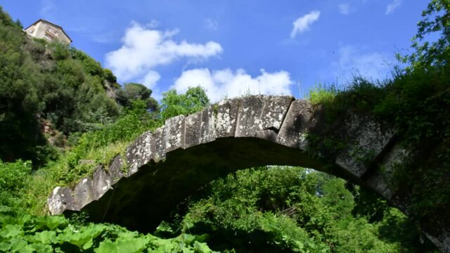 Ponte del diavolo sulla via Clodia timelapse