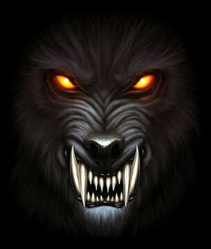 Werewolf portrait