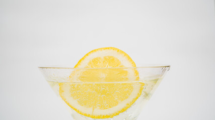 Lemon and water