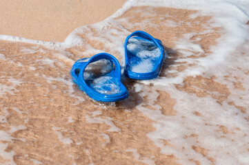 Flip-Flops At The Beach