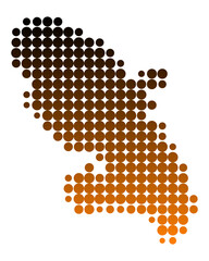 Karte von Martinique