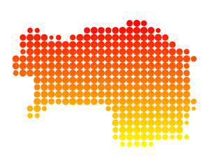 Karte der Steiermark