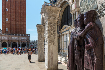 Bazylika Świętego Marka  w Wenecji, Włochy.  - obrazy, fototapety, plakaty
