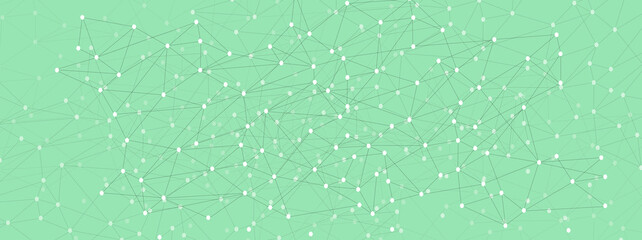 Modern online electronic banner illustration