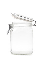 Transparent Clean Jar With Clipping Path