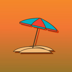 Beach umbrella