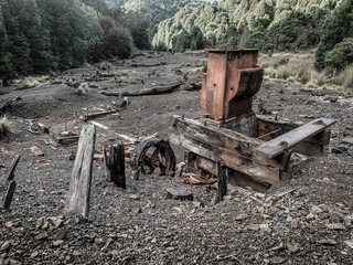 The Stamper Remains in Tasmania Tarkine Region 