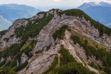 Fototapeta premium Mountain landscape in the alps