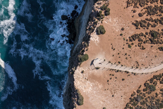 The dramatic Bunda Cliffs of the Nullarbor Plain, South Australia