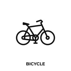 bicycle icon vector. bicycle icon vector symbol illustration. Modern simple vector icon for your design.