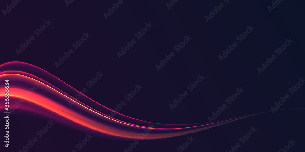 Poster abstract background with red gradient fluid wave element like fire flames, graphic design element, w