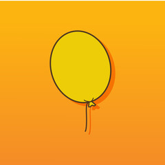 Yellow balloon