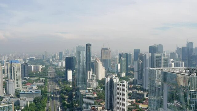 telkom landmark building in jalan gatot subroto jakarta