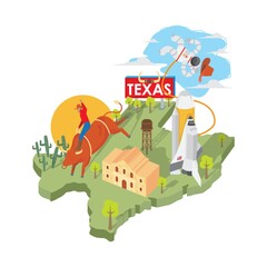 texas state map