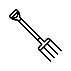 farm fork icon design vector template