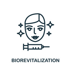 Biorevitalization icon. Simple element from cosmetology collection. Creative Biorevitalization icon for web design, templates, infographics and more