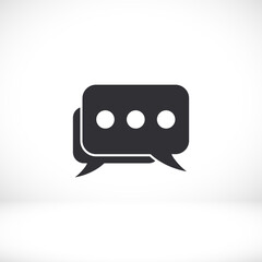 message icon. Vector  Eps 10 .  Design Flat illustration best sms