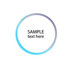 Lines in Circle Form . Spiral Vector Illustration .Technology round Logo . Design element . Abstract Geometric shape .