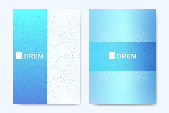 Modern Health care cover template design for a report and medical brochure design, flyer, leaflets for printing presentation. Healthcare cover template science design vector illustration