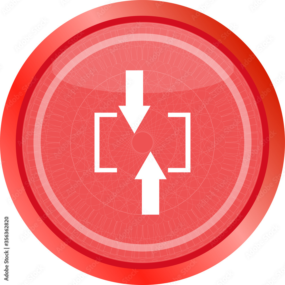 Poster arrow set on web icon button. trendy flat style sign isolated on white background. arrow icon. arrow